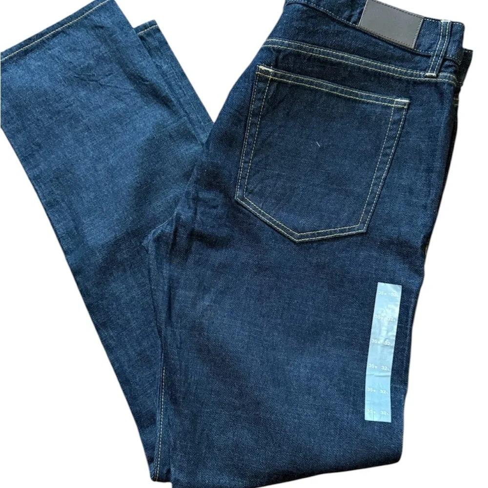 New With Tags - J. Crew The Driggs Mens Jean- size 35x32 - Picture 2 of 4